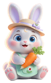 Luna, a moon bunny